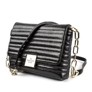 Kate Spade Leather Crossbody Bag Black